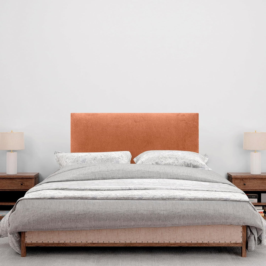 DHOME Kopfteil aus Kunstlederoder Stoff AQUALINE Glatt mit Beinen Kopfteil gepolstert Luxusbett Kopf