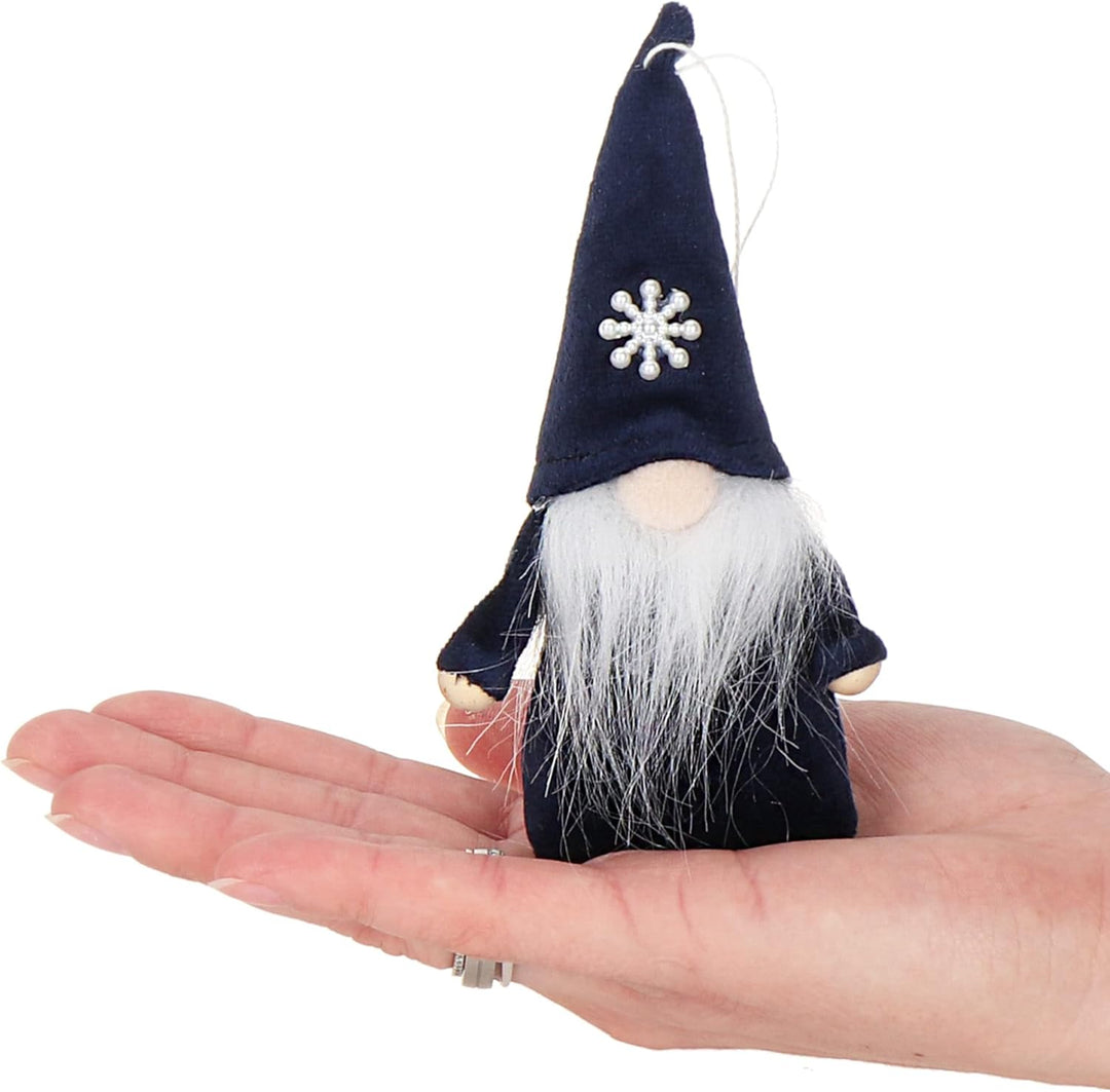 com-four® 12x Premium Weihnachtsmann-Anhänger 12cm - Deko für den Weihnachtsbaum, Christbaum-Figuren