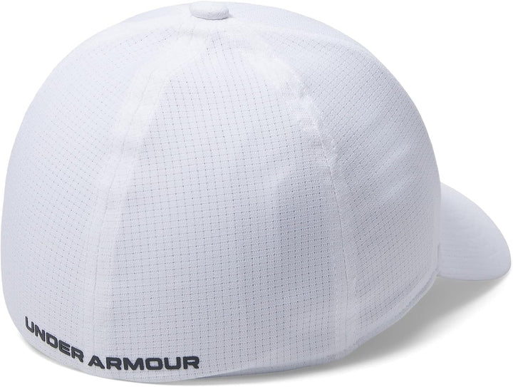 Under Armour Mens Iso-chill ArmourVent Fitted Baseball Cap S-M Weiss / / Pitch Grau (100), S-M Weiss