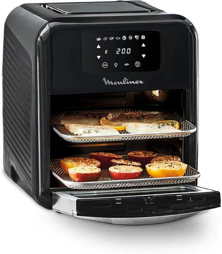 Moulinex Easy Fry Oven & Grill AL5018 Luftfritteuse, ohne Öl, 9-in-1, zum Frittieren, Backen, Grille