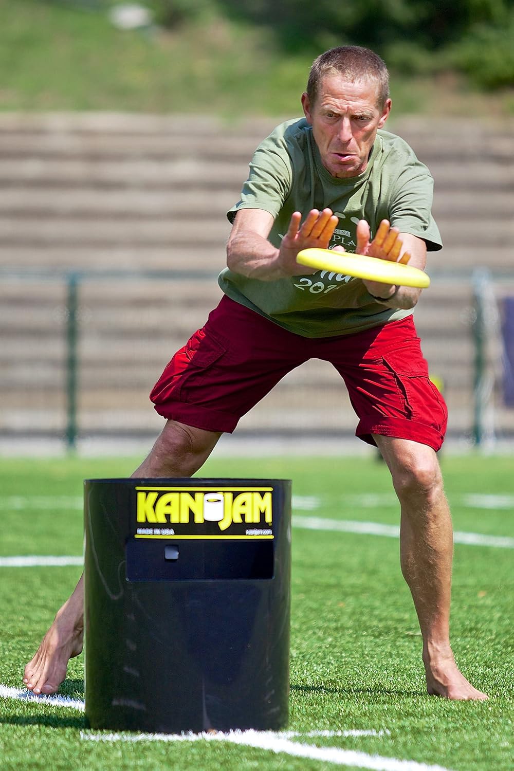 Kan Jam KanJam Unisex-Adult Kan Jam Spielset-Frisbee, Black Yellow, Standard