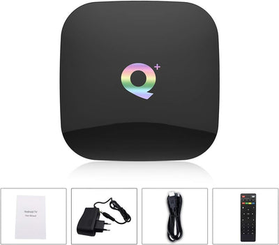 Android Smart TV Box 10.0, 4GB RAM 32GB ROM H6 Quad Core, Support 6K 3D Resolution 2.4GHz WiFi Ether