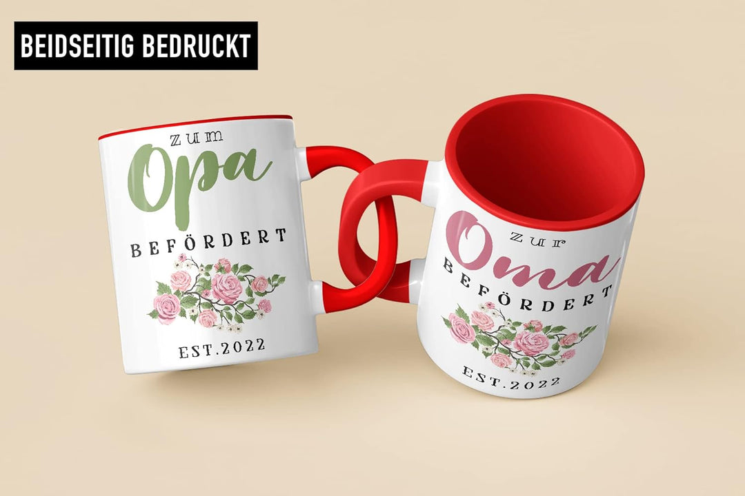 Trendation - Ihr werdet Oma und Opa 2022 Geschenke Schwangerschaft Verkünden Überraschung Baby Du Wi