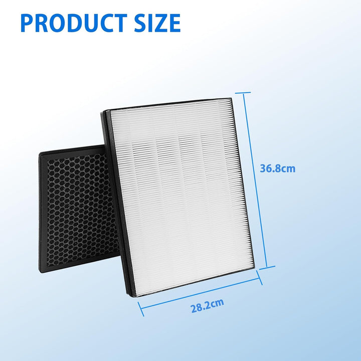 FY2422/30 & FY2420/30 Ersatzfilter Satz Kompatibel mit Philips AC2889,AC2887,AC2882 und AC3829/10 Lu