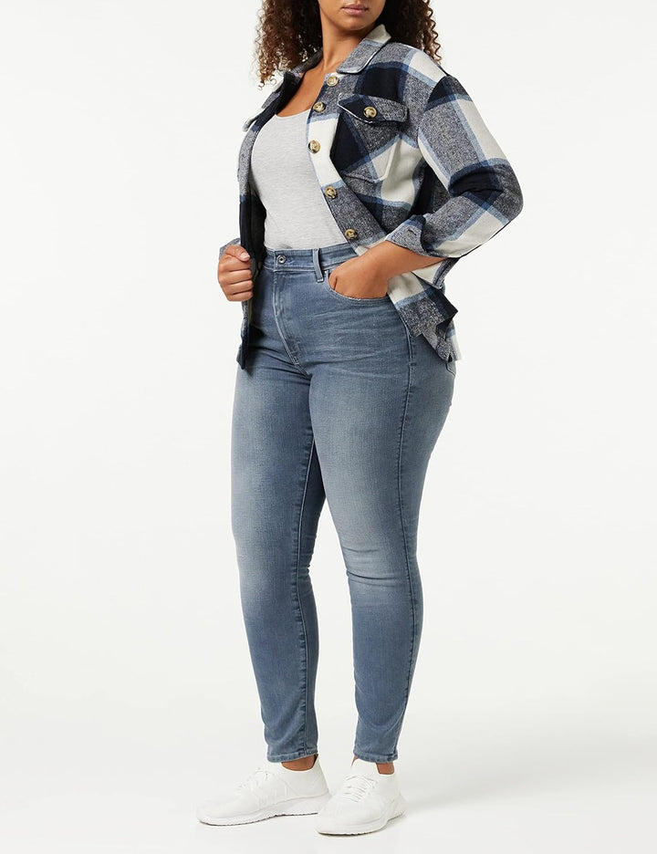 G-STAR Damen Kafey Ultra High Skinny Jeans 26W / 30L Blau (Worn in Smokey Night D15578-b604-c268), 2