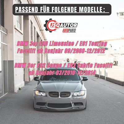 Sport Spiegelkappen Passt auf BMW 3er E90 E91 E92 E93 Auto Tuning Zubehör Aussen Accessoires Nur LCI