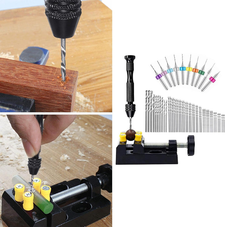 Portable Hand Drill, Miniature Drill Kit, Hobby Drill Set, Resin Drilling Tool, Manual Hobby Drill K