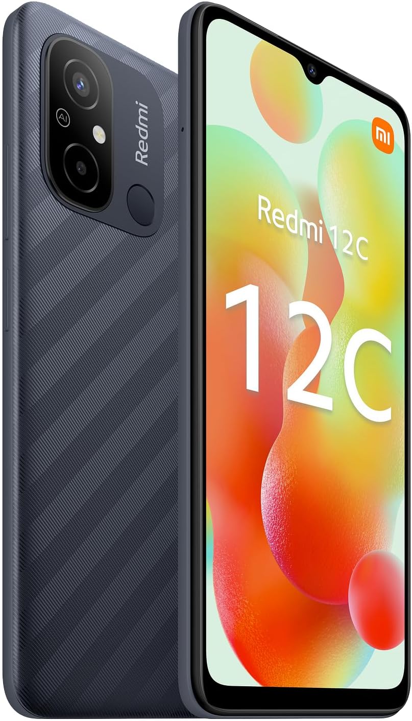 Xiaomi Xia Redmi 12C 128-4-4G-gy 4+128 Black, 4+128 Black