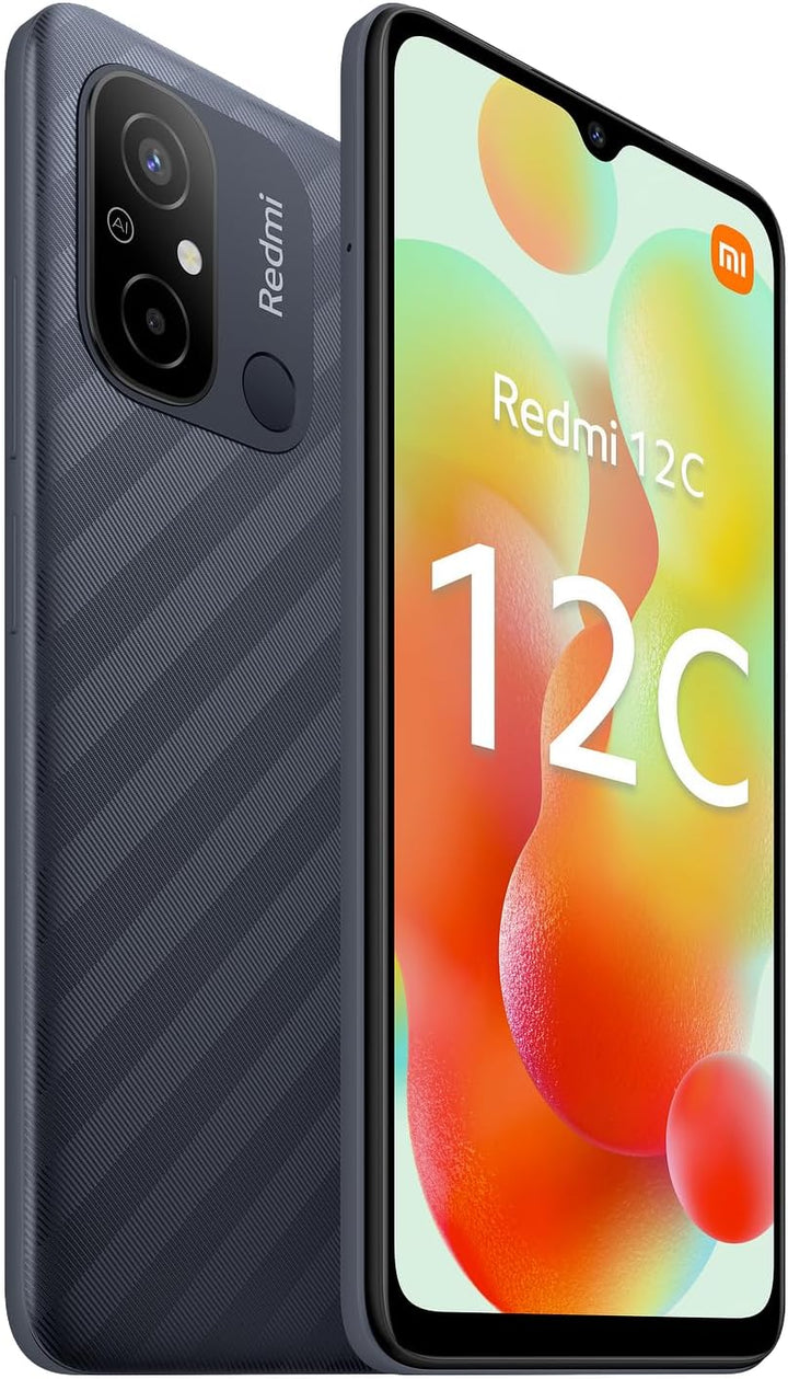 Xiaomi Xia Redmi 12C 128-4-4G-gy 4+128 Black, 4+128 Black