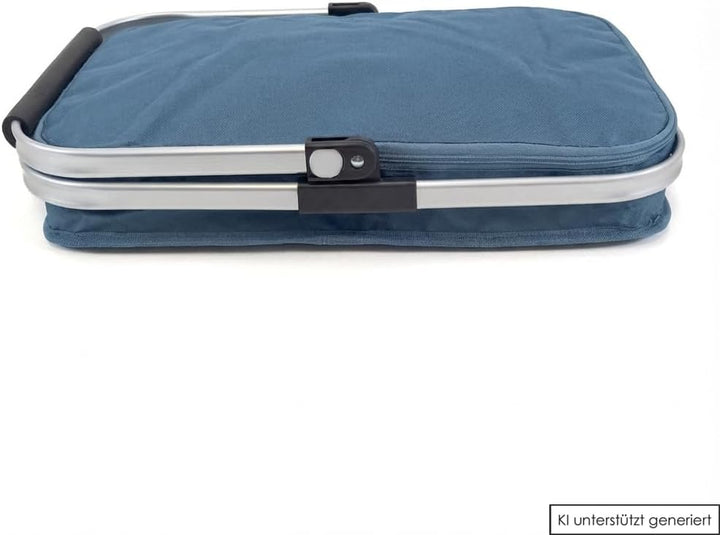 2 Stück 24L Einkaufskorb Gross Isolierkorb Kühlkorb Kühltasche Picknickkorb Thermotasche Kühltasche