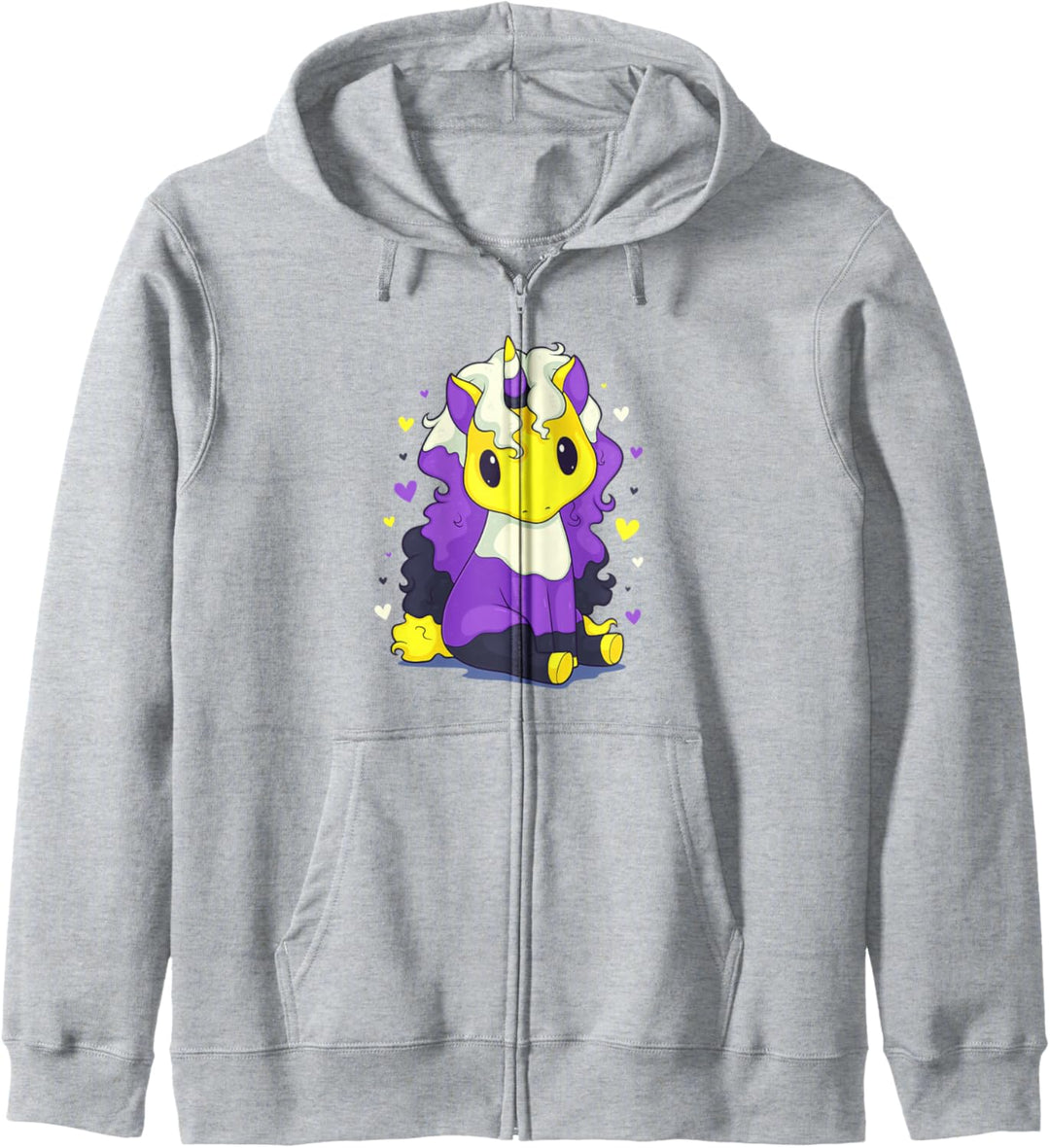 Non-Binary Pride Flagge Einhorn Genderqueer LGBTQ Stolz Kapuzenjacke