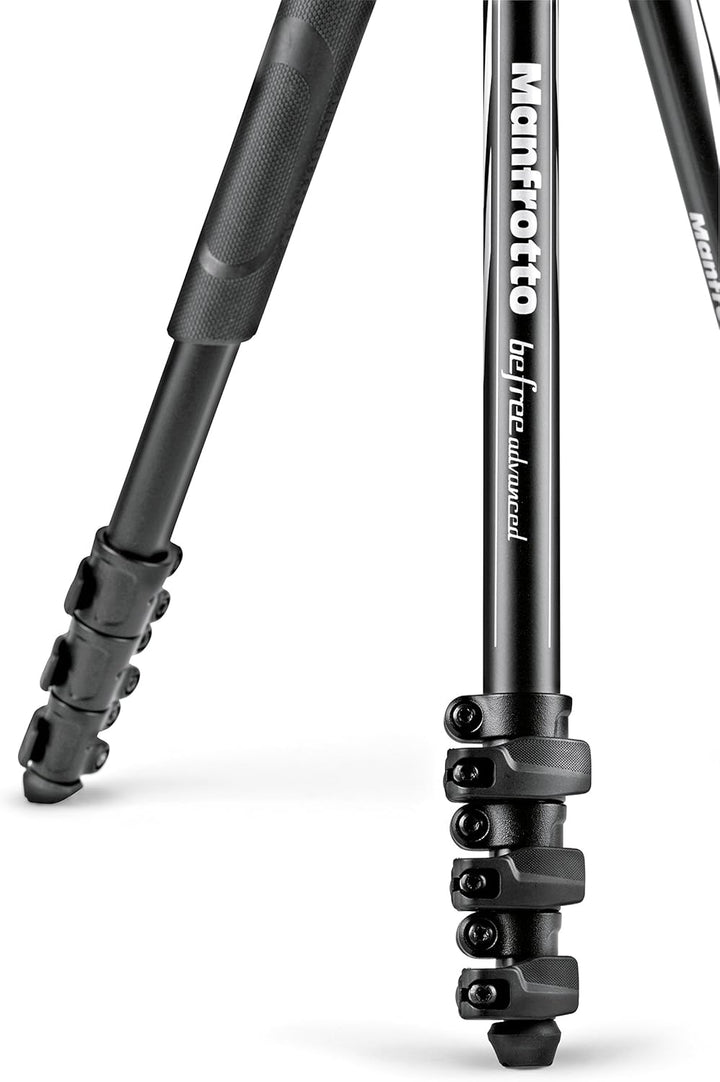 Manfrotto Befree Advanced Foto-Reisestativ-Kit, Klappverschluss, Aluminium, Kugelkopf und 200PL Schn