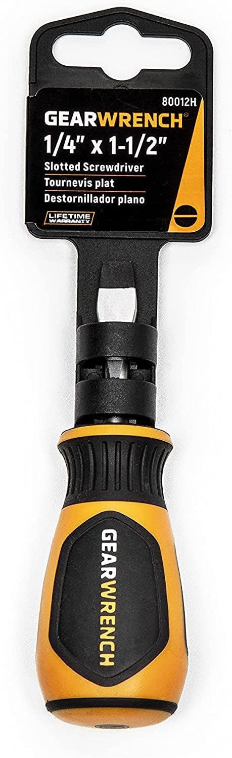 GEARWRENCH Schlitzschraubendreher, 2 Materialien, 0,95 x 50,8 cm, 80012H, 1/4" x 1-1/2" Neue Version