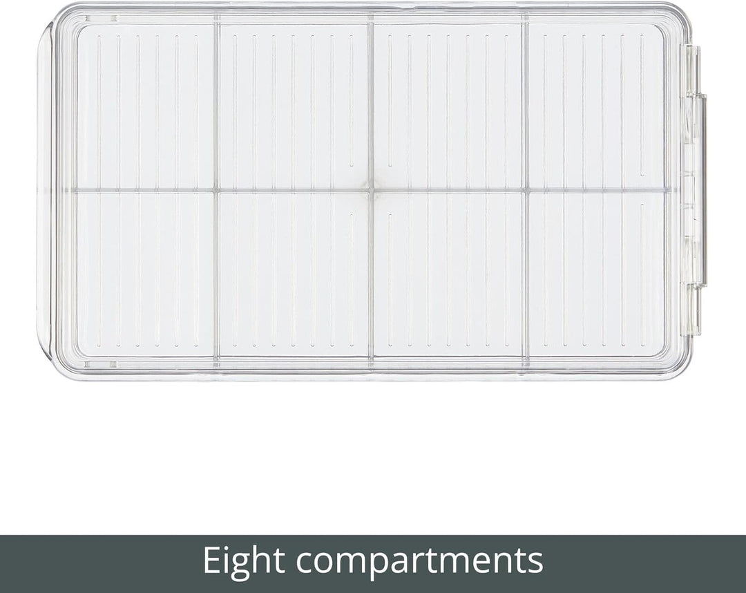mDesign Küchen Organizer – praktische Teebox mit Deckel für Küche und Speisekammer – Aufbewahrungsbo