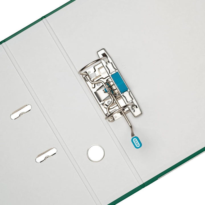 Elba Ordner A4, Smart Pro, 8 cm breit, Kunststoff aussen, grün, 10 Stück grün A4, breit, grün A4, br