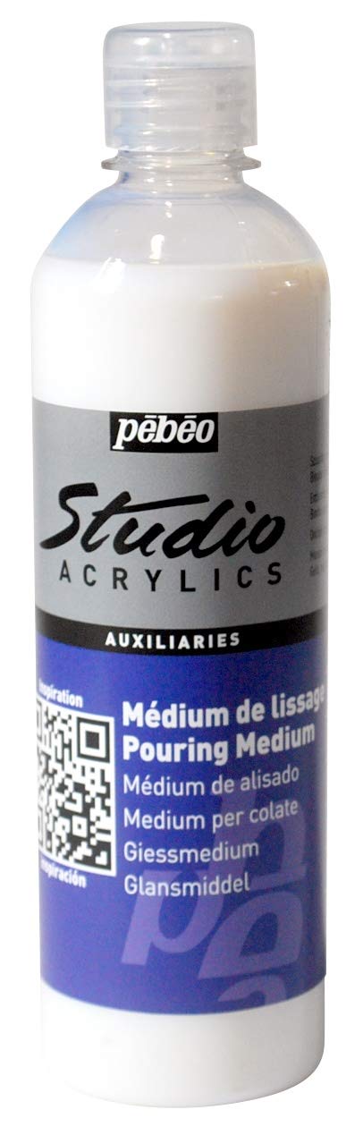 Pébéo - Studio Acrylics - Pouring Medium Acryl - Acrylmalerei - Acryl Giess- und Pouring-Medium - Fl