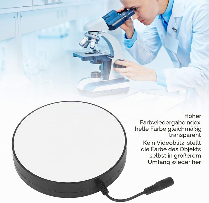Mikroskop-LED-Licht AC 0~250 V Universallichtquelle Ringständer Lichtmikroskop-Lichtquelle für Labor