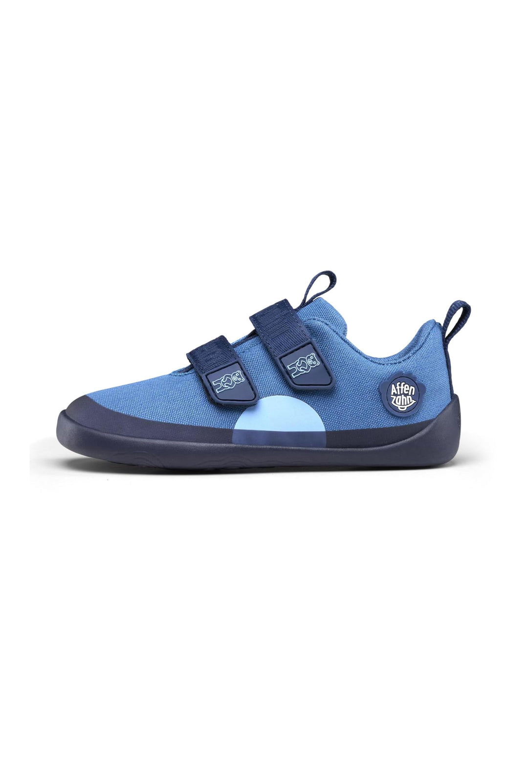 Affenzahn Barfussschuh Baumwolle Lucky Klettverschluss Vegan rutschfest Flexibel Reflektierend für