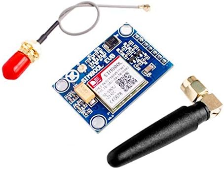 TECNOULAB 2 Stück SIM800L V2.0 5V Quad Band GSM GPRS Wireless mit Antennenkabelkappe