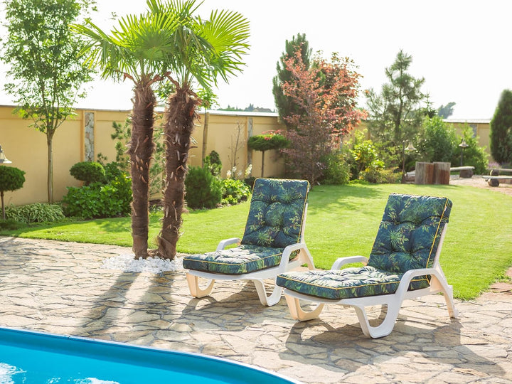 Liegenauflage, Auflage für Gartenliege 200 x 55 x 8 cm, Auflagen für Deckchair, Polsterauflage für S
