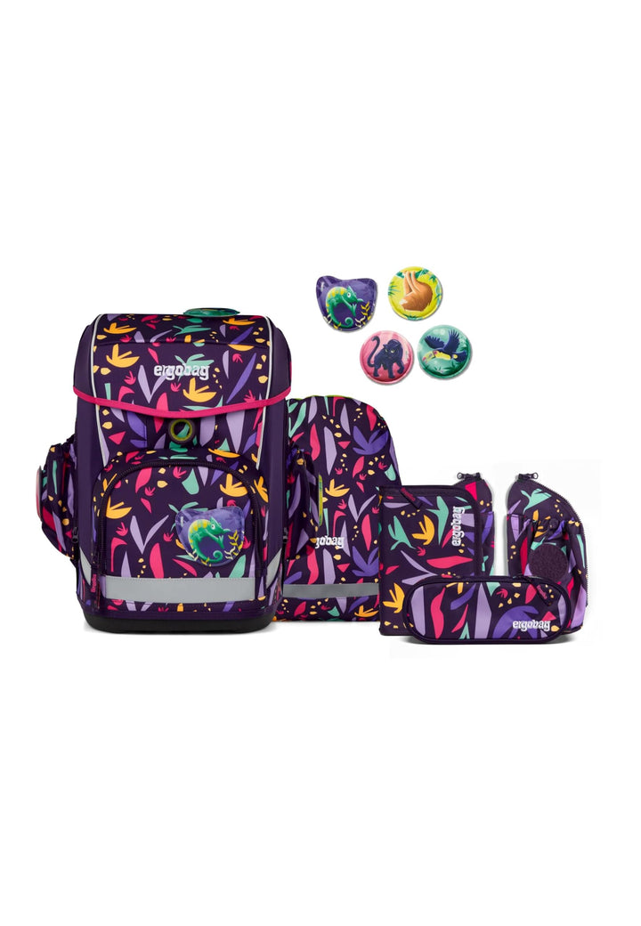 ergobag cubo Light Set ergonomischer Schulanzen, extra leicht, Set 6-teilig, 780 g Einheitsgrösse Am
