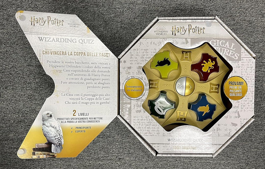 Asmodee - Wizarding Quiz - Elektronisches Quizspiel am Harry Potter Universum, Italienische Ausgabe