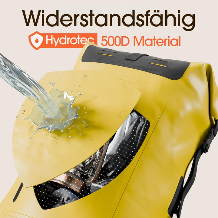 Earth Pak wasserdichter Rucksack – 35L / 55L Waterproof Backpack mit leistungsstarkem Rolltop Rollve