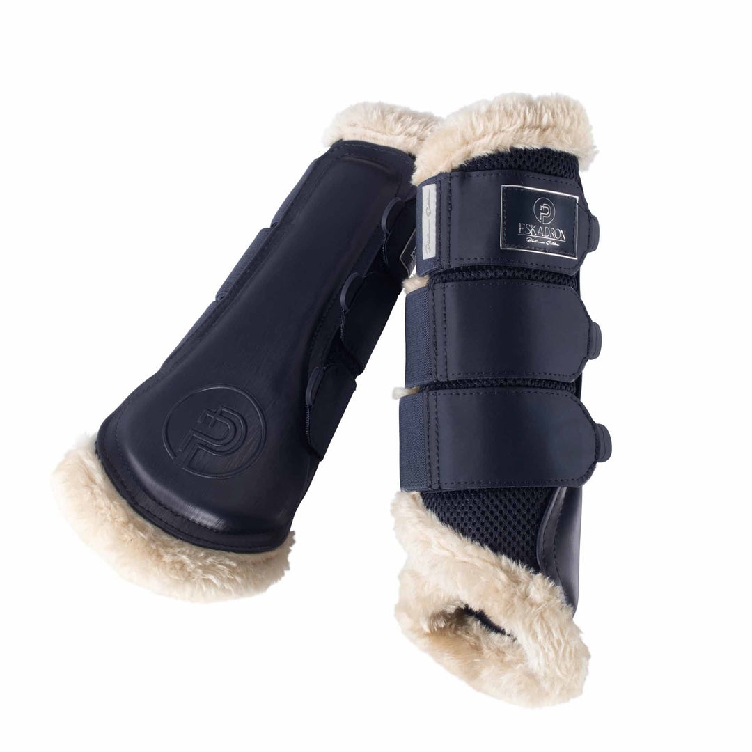 Eskadron Platinum Gamaschen MESH FAUXFUR, 1 Paar navy L, navy L