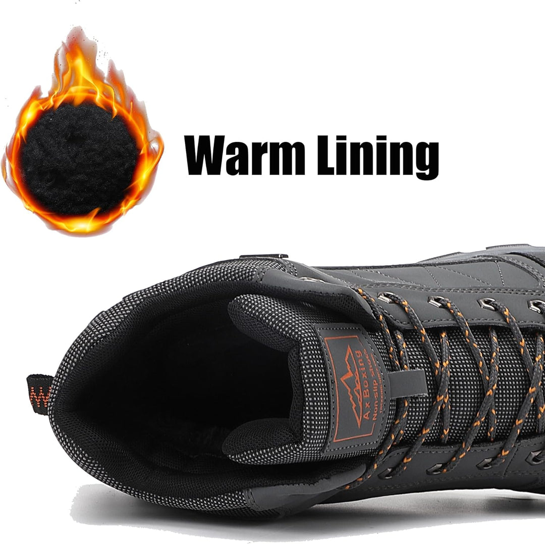 ARRIGO BELLO Winterschuhe Herren Winterstiefel Wanderstiefel Trekking Stiefel Gefüttert Warm Rutschf