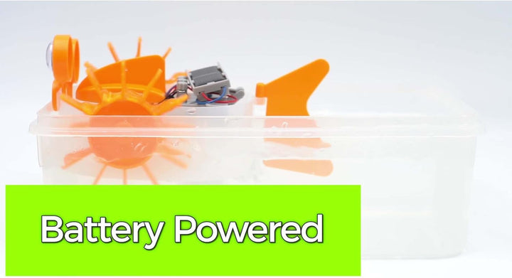 4M 403415 Green Science Aqua Robot-Solar Hybrid Power, Multi Wasser Roboter, Wasser Roboter