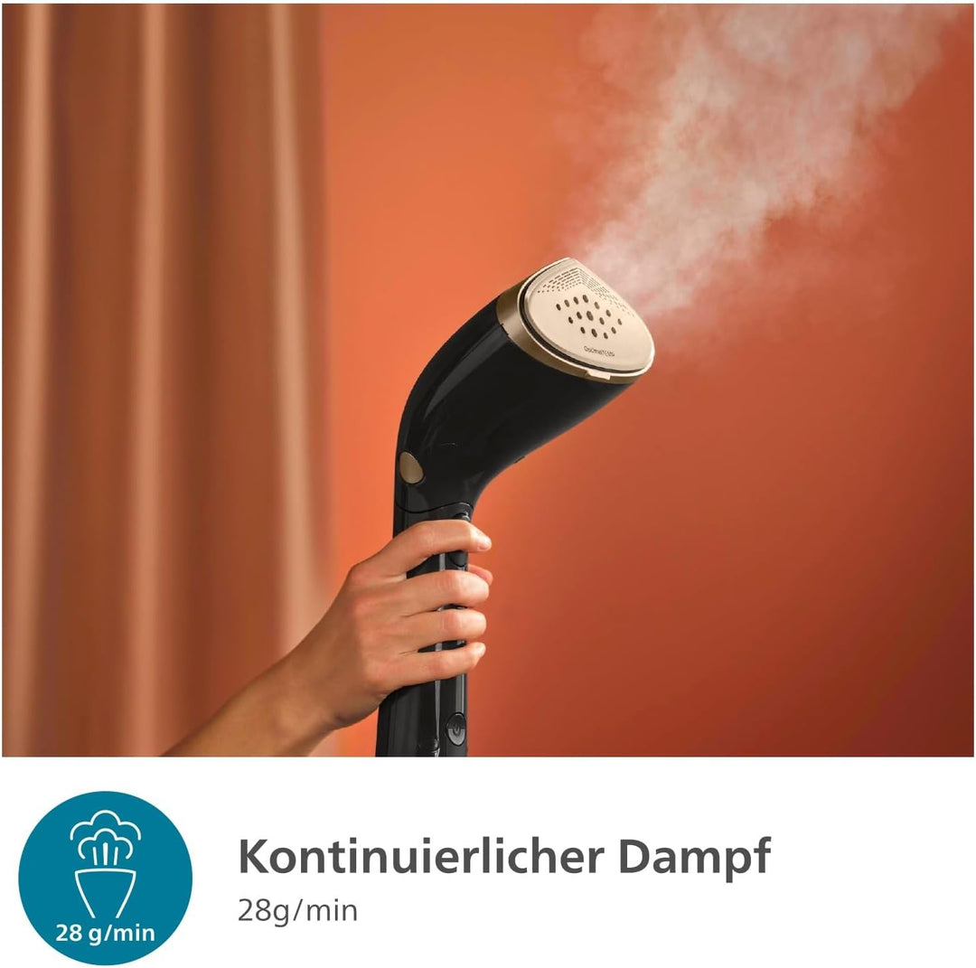 Philips Steamer 7000 Series - 1500W, 28 g/min Dampfleistung, zugespitzte Heizplatte aus Metall, 2 ab