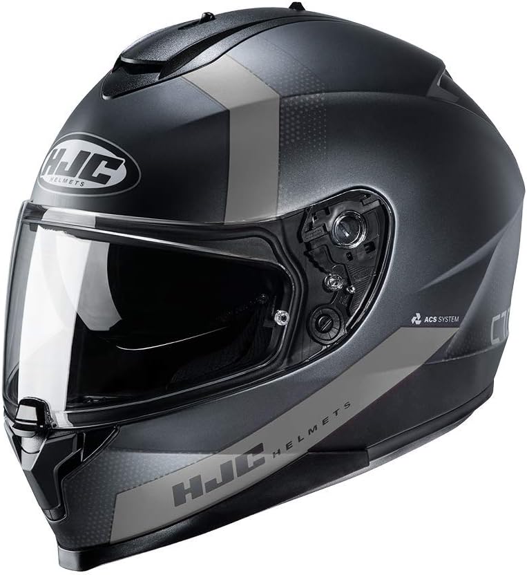HJC, Integralhelm, C70 Eura MC5SF, XL XL schwarz gris, XL schwarz gris