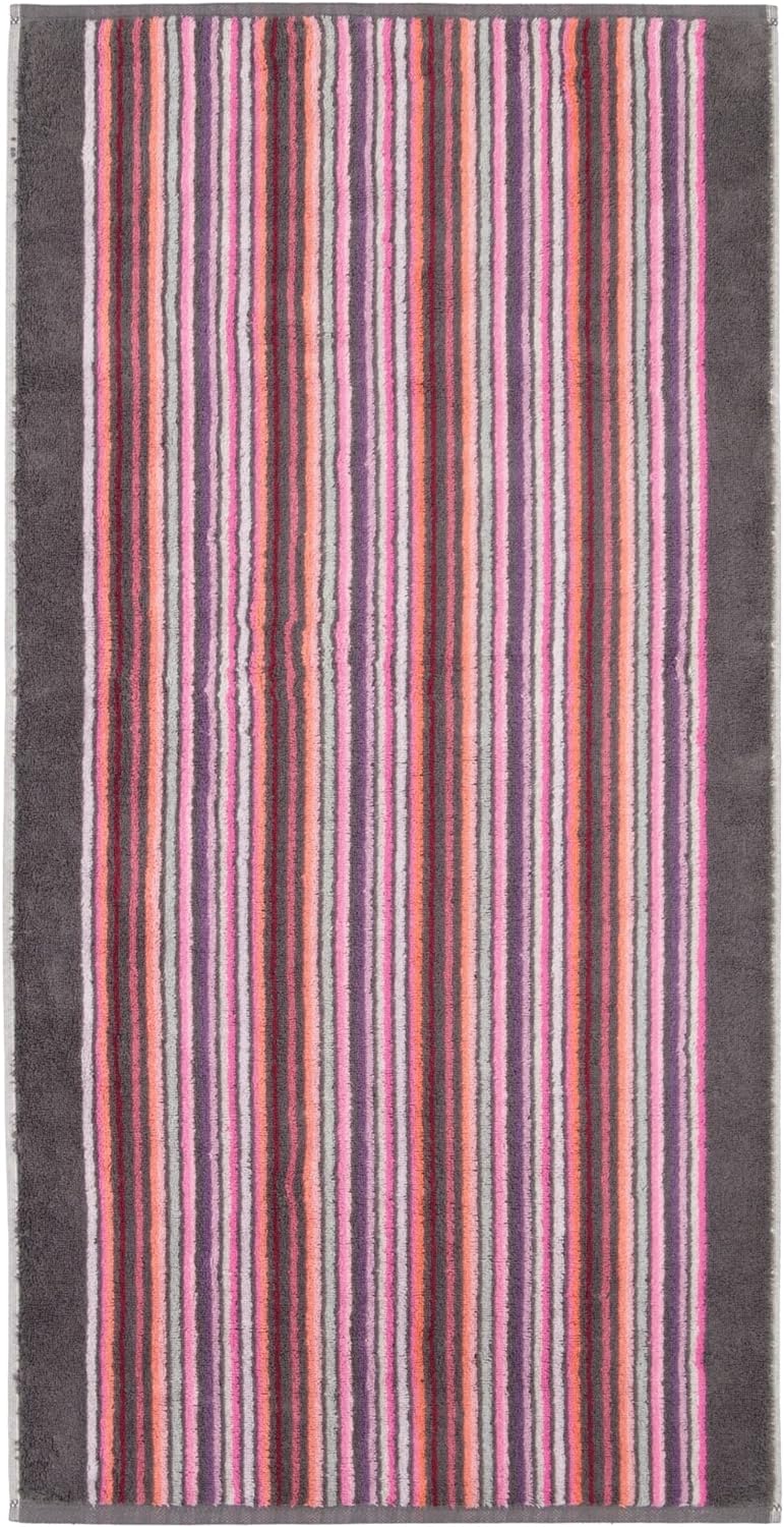 CAWÖ Home Handtücher Remake Streifen 2020 Beere-Multicolor - 17 Duschtuch 70x140 cm, Duschtuch 70x14
