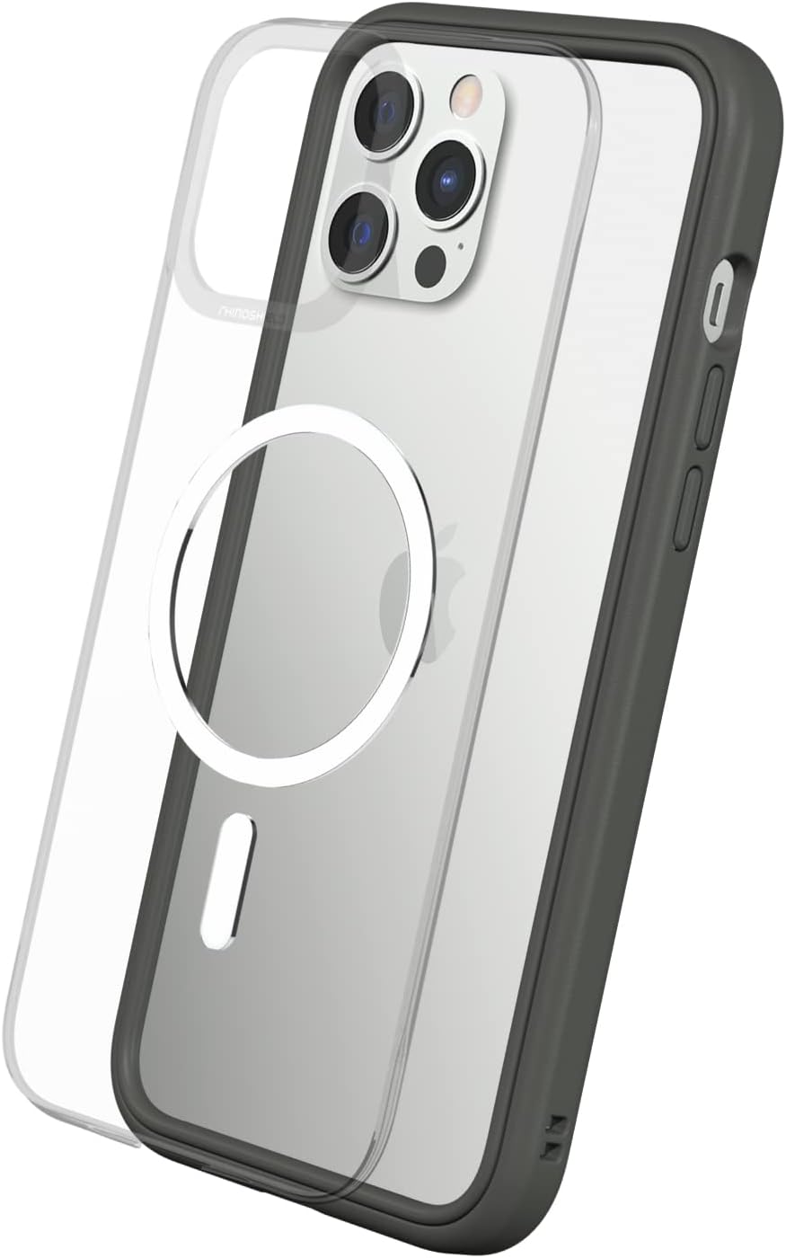 RhinoShield Modulares Case kompatibel mit MagSafe für [iPhone 12 Pro Max] | Mod NX - Überragender Ma