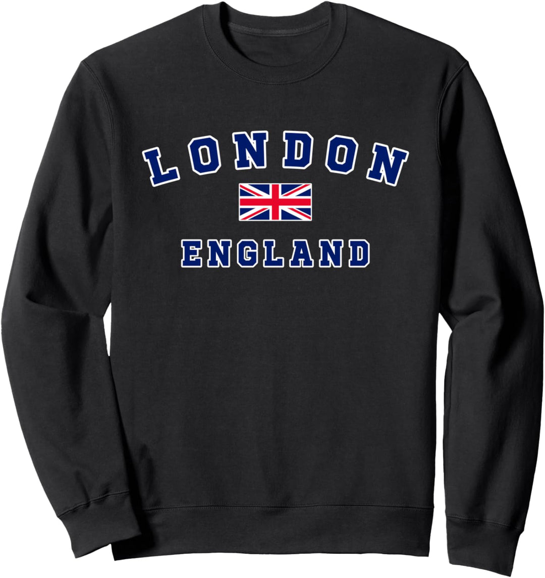 London England Grossbritannien Flagge UK für Herren Damen Sweatshirt