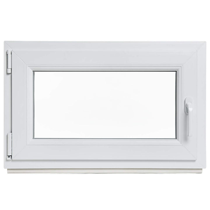 Kellerfenster - Kunststoff - Fenster - innen weiss/aussen weiss - BxH: 80 x 40 cm - 800 x 400 mm - D