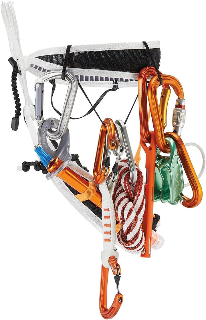 PETZL Unisex-Adult Fliegen Geschirr (1er Pack) S Schwarz / Orange, S Schwarz / Orange