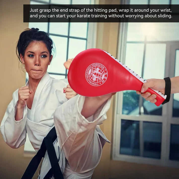1 Pack Taekwondo Kick Pads, Flexible Kickboxing Striking Target Pads Kicking Target Pads Double Stri