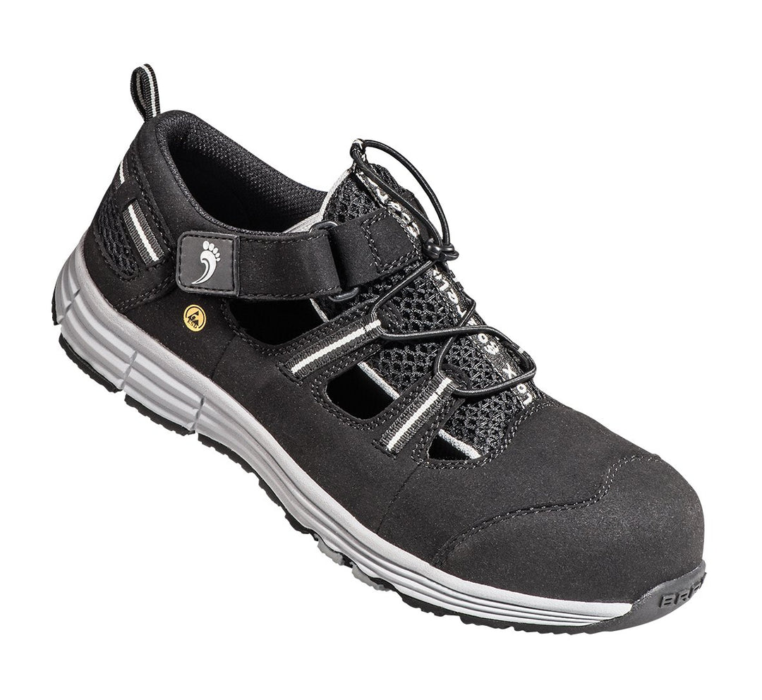 BAAK Sicherheitssandalen S1P "Rico2" Go and Relax, 1 Stück, 46, schwarz, 74112 46 EU, 46 EU
