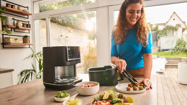 Braun MultiFry 5 – 2-in-1 Heissluftfritteuse mit Backfunktion, PFAS-freie Keramikbeschichtung im Gar