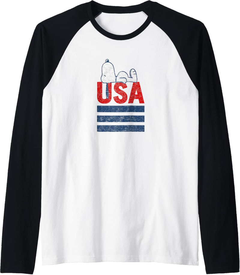 Peanuts Snoopy USA Raglan