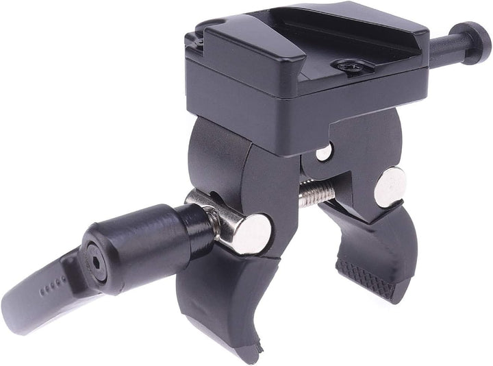 Fotga V-Mount Batterieadapter mit Super Clamp Crab Zangenclip zur Montage an Stativrohr-Stativstange