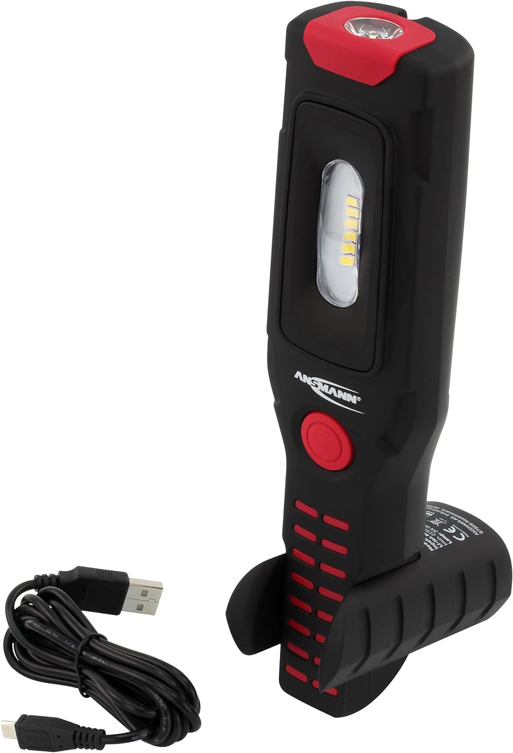 ANSMANN LED Werkstattlampe IL300R mit 325 Lumen - Arbeitsleuchte kabellos, flexibel & magnetisch - W