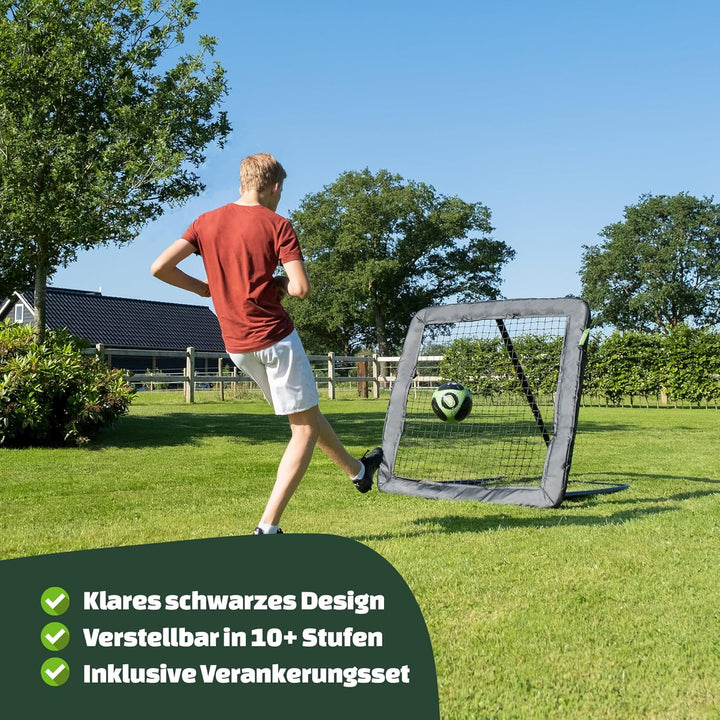EXIT Toys Kickback Multisport Rebounder, Verstellbare Winkel, Leicht & Tragbar, Multi-Sport Einsatz