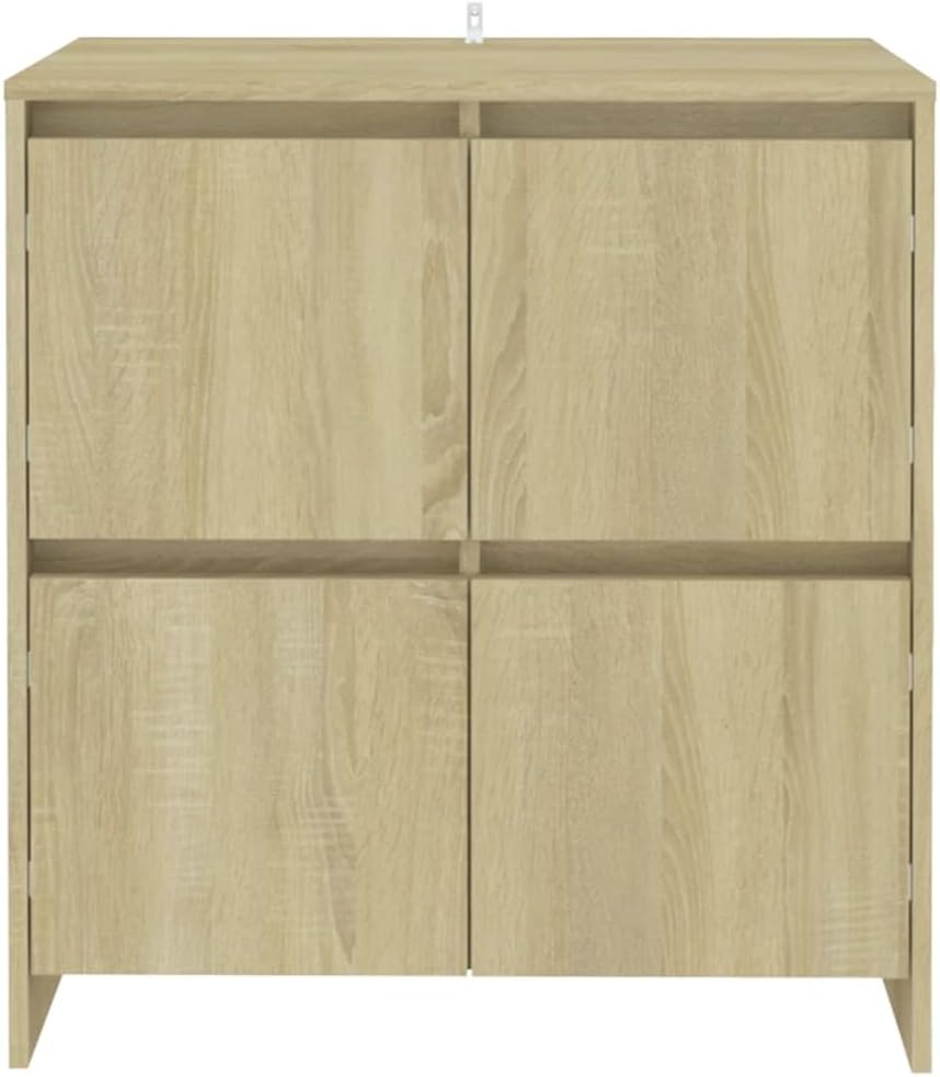 vidaXL Sideboard mit 4 Türen Kommode Anrichte Schrank Beistellschrank Mehrzweckschrank Standschrank