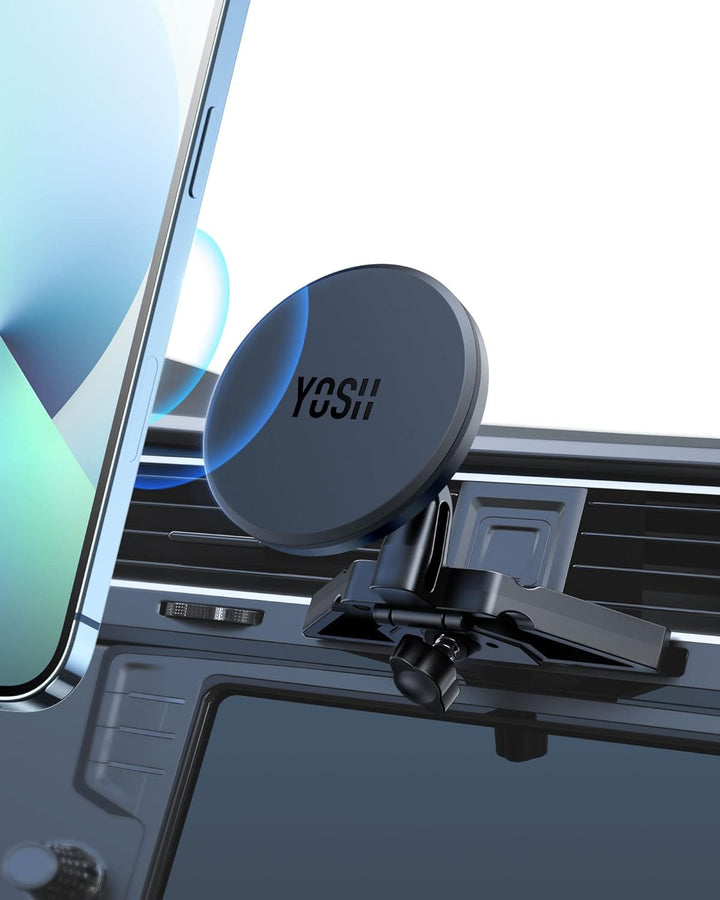 YOSH Magnetische Auto-Handyhalterung für MagSafe, CD-Schlitz, N52 Magnets | Sicherer CD-Slot-Clip mi