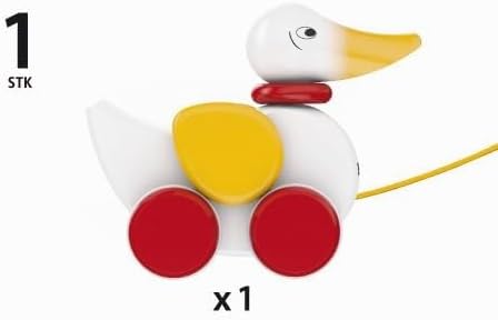 BRIO 30323001 - Nachziehente, weiss