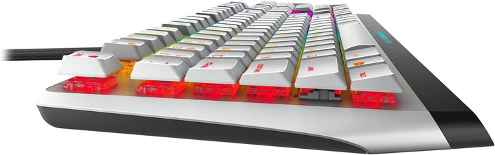 Dell Alienware 510K Low-Profile RGB Mechanical Gaming Keyboard - AW510K (Lunar Light), Weiss Single,