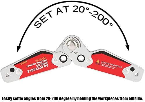 Winkel Schweisshalter, verstellbarer Magnet Magnetischer Schweisshalter Schweisserwerkzeugzubehör (2