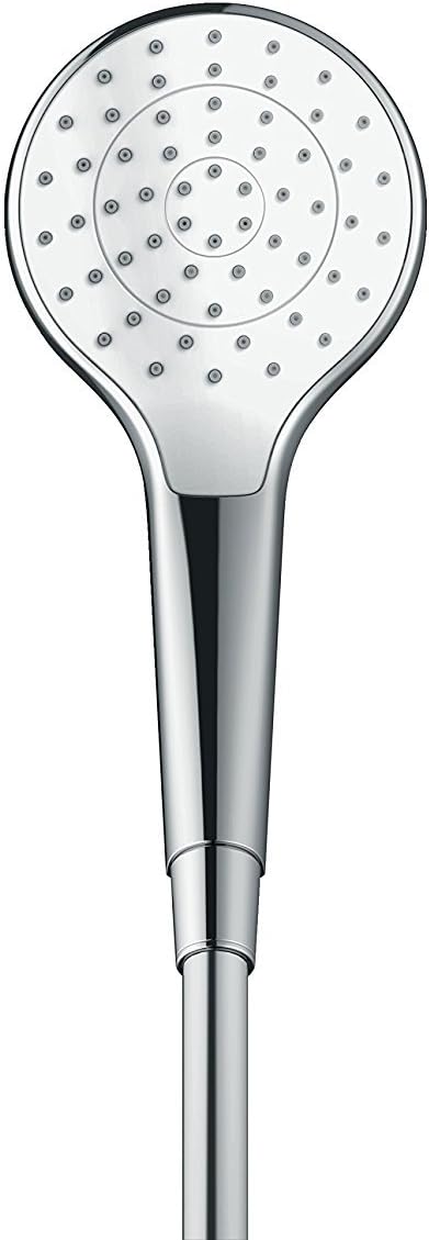 hansgrohe Croma Select S Duschset 0,65m, Weiss/Chrom Weiss/Chrom 0,65m Set 1 Strahlart, Weiss/Chrom